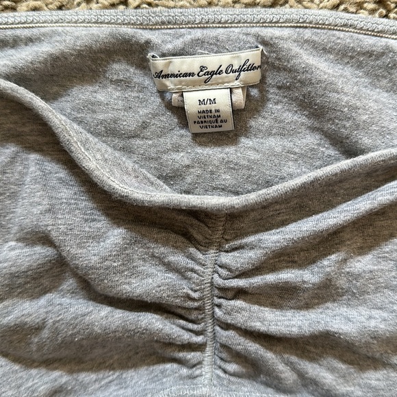 American Eagle size medium grey cotton bandeau - Picture 2 of 2